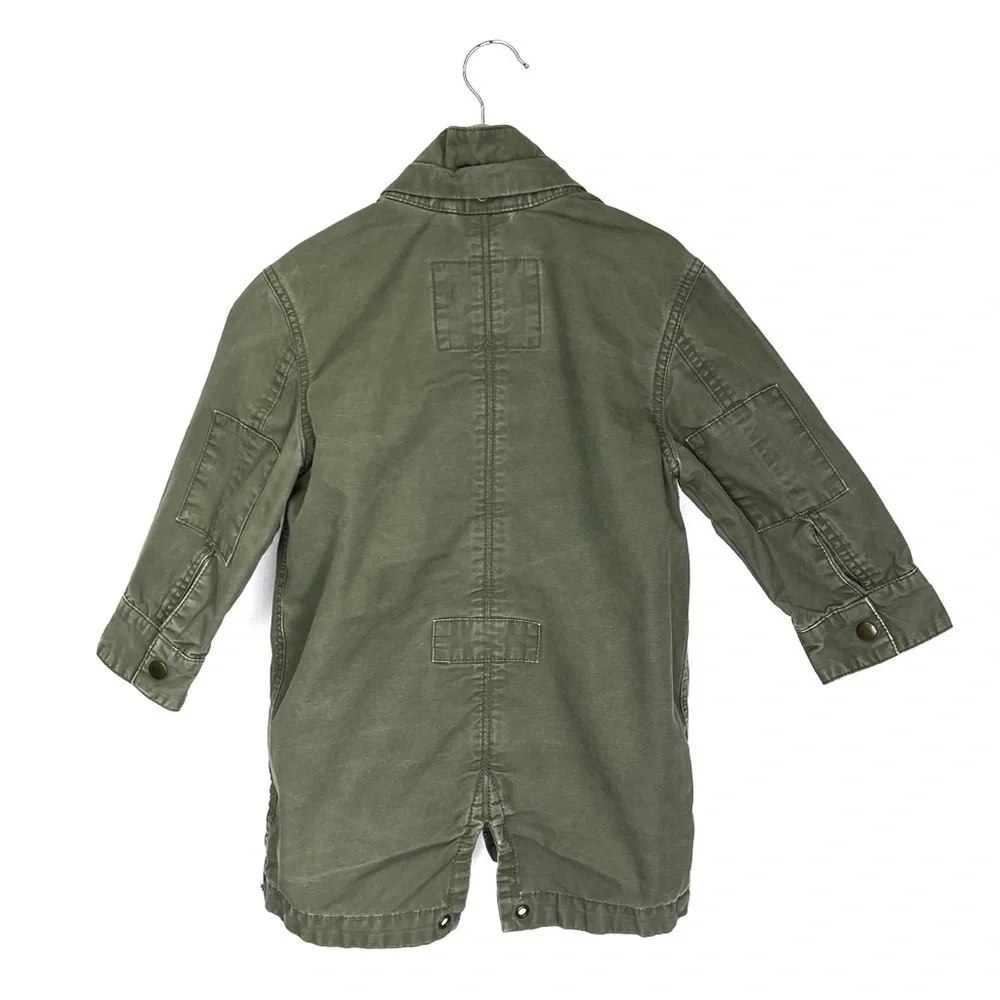 H&M Little Kids Field Jacket Army Olive Green Size 3Y-4Y